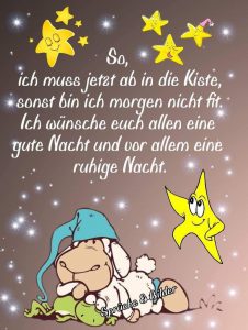 Spruchbilder gute nacht
