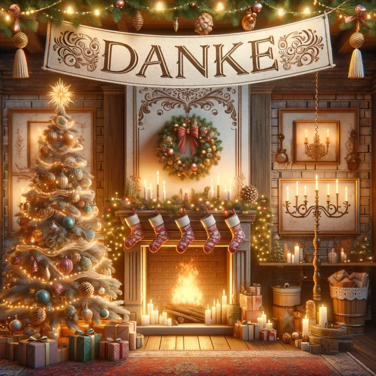 Weihnachten Danke sagen