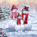 Bild Fernseher 150x150 - Winterlandschaft Weihnachten Hintergrundbild
