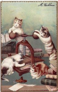 Gemälde Katze 191x300 - Silly Kitten Pictures Bilder
