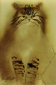 Gemälde Von Katzen Bilder Kostenlos 197x300 - Ausmalbilder Tiere Katzen