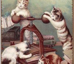Bild von Gemälde Katze