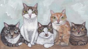 Katzenbilder Zum Ausmalen Und Ausdrucken 300x169 - Gemälde Von Katzen Bilder Kostenlos