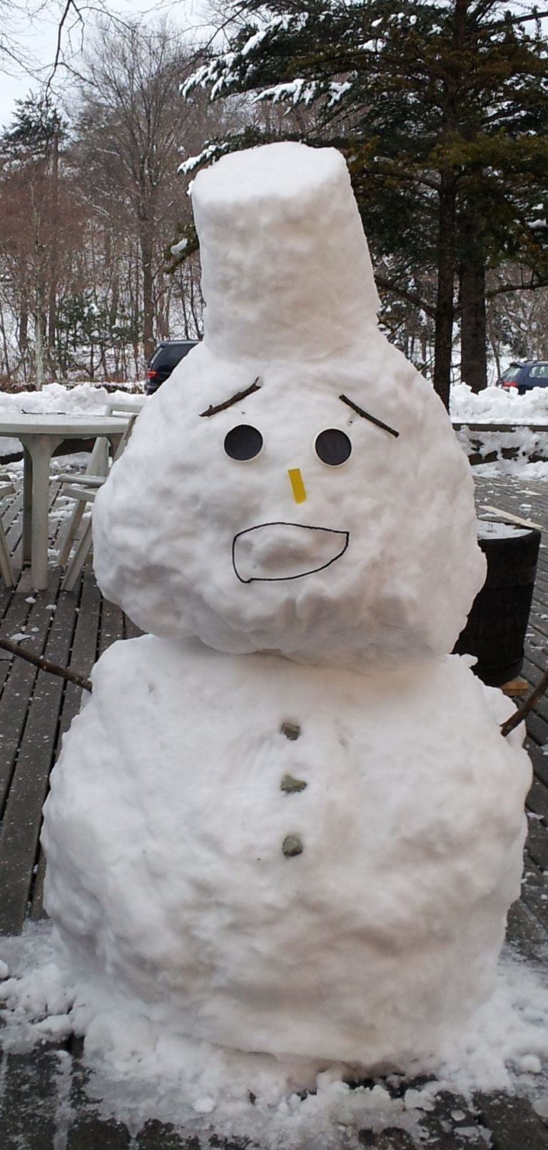 Leuchtender Schneemann
