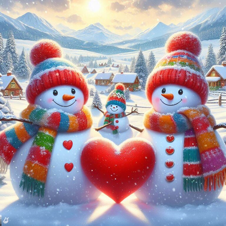 Schneemänner Mit Herz Download