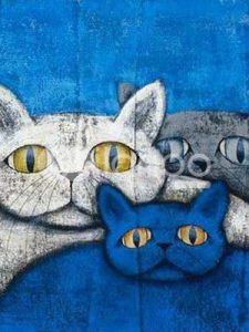 Silver Tabby 225x300 - Süße Katzen Ausmalbilder