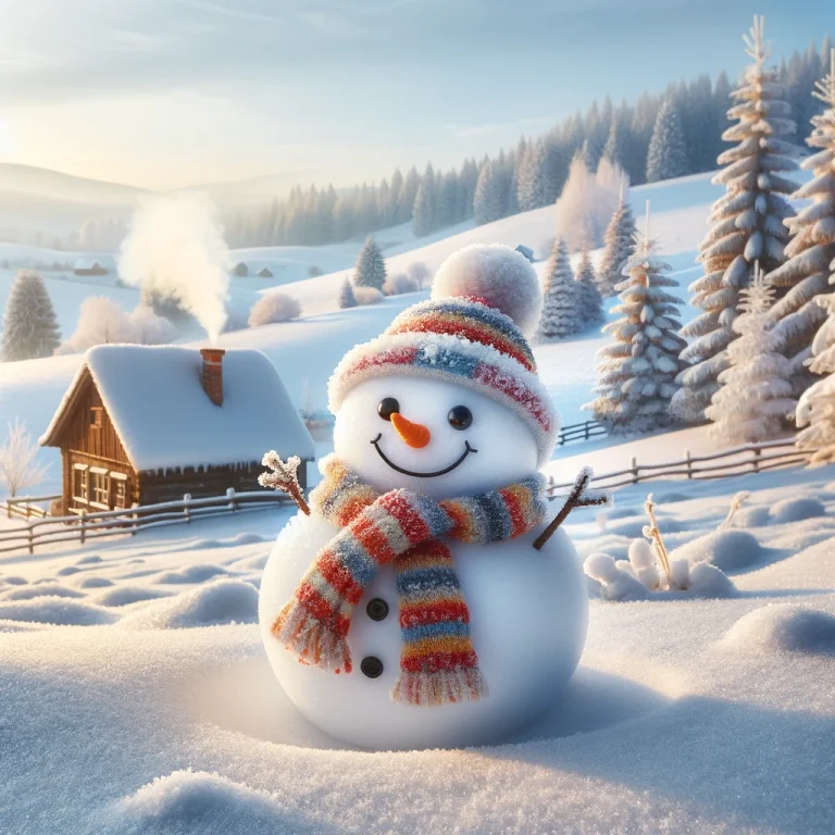 Winterbilder Schneemann