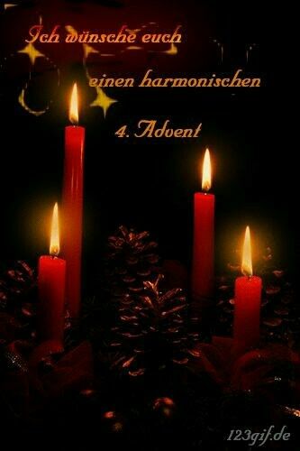 grüße zum 4. advent Bilder und Sprüche
