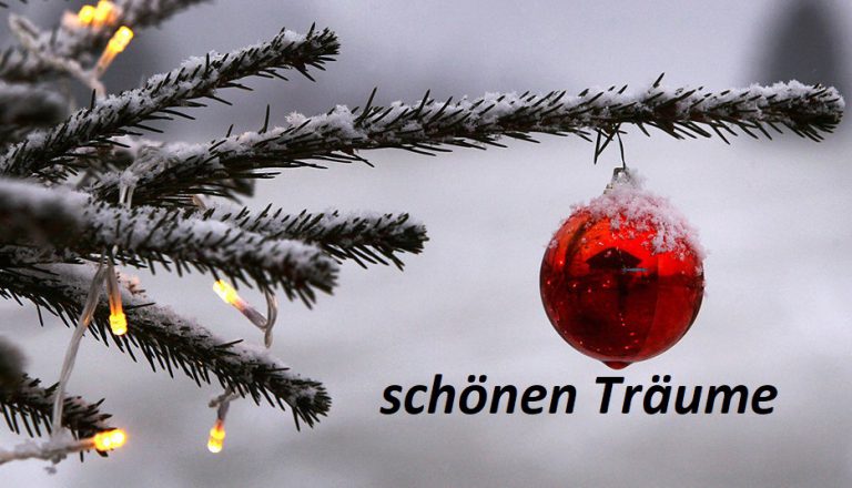 sch%C3%B6nen Tr%C3%A4ume Weihnachten 768x440 - Schönen Träume