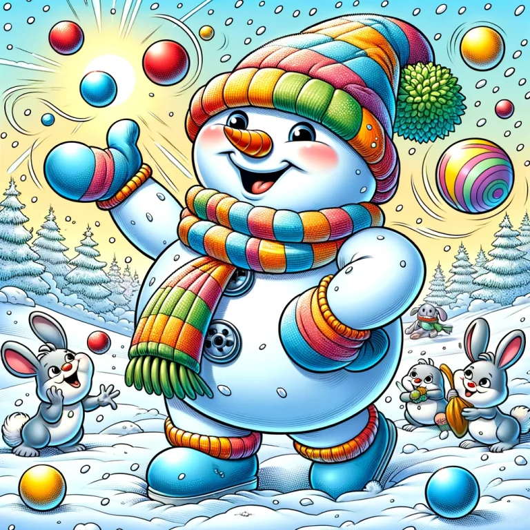 schneemann comic lustig