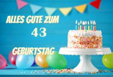 Bild von Alles Gute Zum 43 Geburtstag bilder fürs handy
