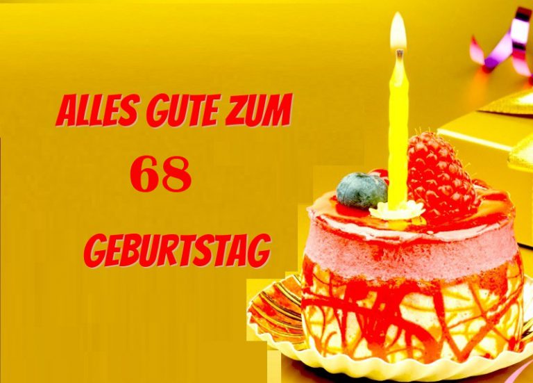 Alles Gute Zum 68 Geburtstag
