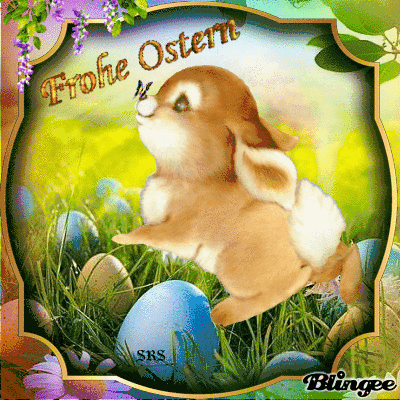 Grußkarten Ostern Animiert Gif - Frohe Ostern Wünscht Ihnen
