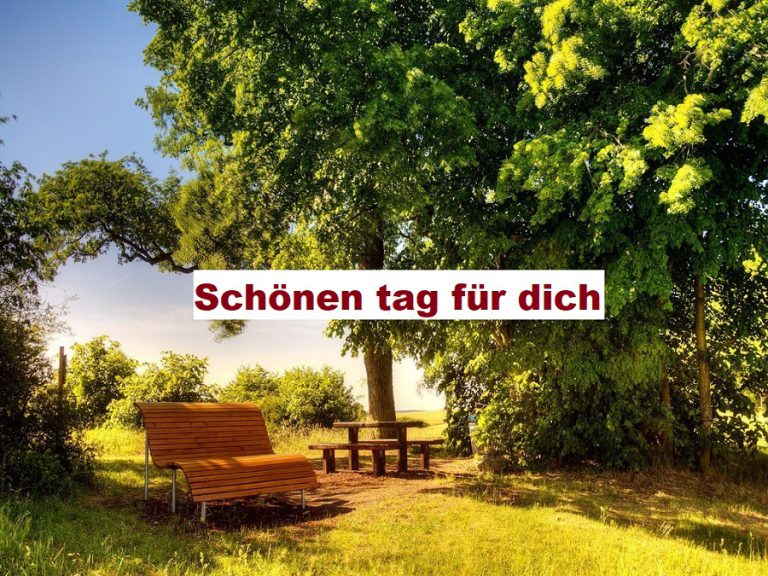 Schonen tag fur dich