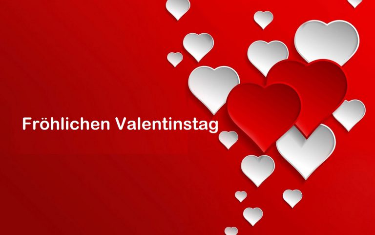 fröhlichen Valentinstag