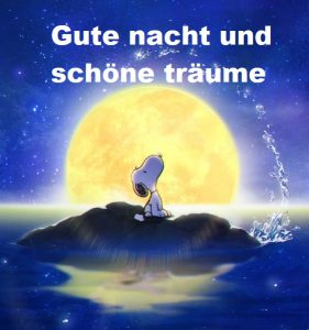 gute nacht und schöne träume