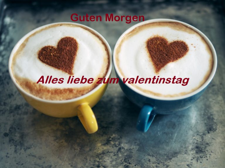 guten morgen bilder valentinstag