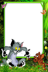 Tom und Jerry Fotorahmen  200x300 - Du bist mein Liebesfotorahmen