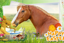 Bild von Frohe ostern pferd bilder fürs handy
