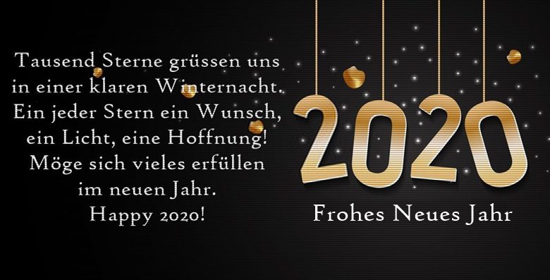 Glückwunschkarte Silvester 2020 | Bilder und Sprüche für Whatsapp und