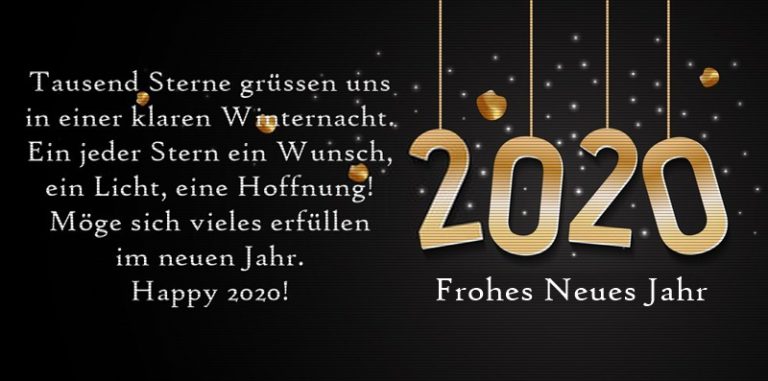 Glückwunschkarte Silvester 2020