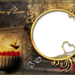 Fluss der Liebe Fotorahmen 150x150 - Fotorahmen meer