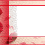 Liebe und Rosen Fotorahmen 150x150 - Fotorahmen Fotorahmen mit rosa und grünen Blumen Liebesrahmen