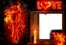 Bild von Liebe wie Feuer Fotorahmen bilder fürs handy