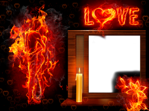 Liebe wie Feuer Fotorahmen 300x225 - Liebe wie Feuer Fotorahmen
