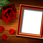 Rahmen f%C3%BCr Foto Rose auf dem Tisch Liebesrahmen 150x150 - schöner Santa Klausel Rahmen