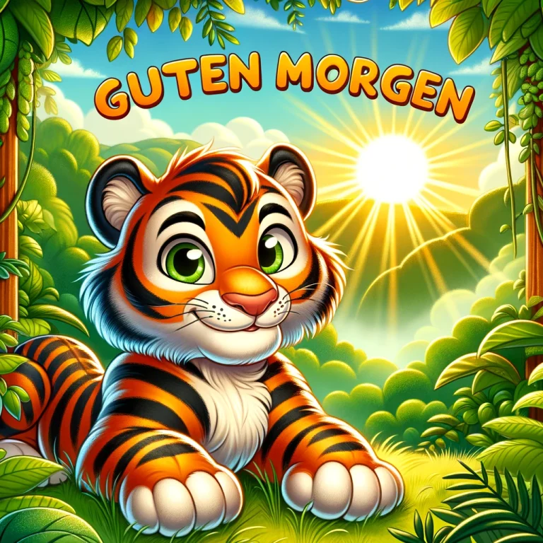 Guten morgen tiger