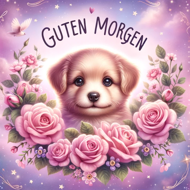 Ein wunderschön guten morgen
