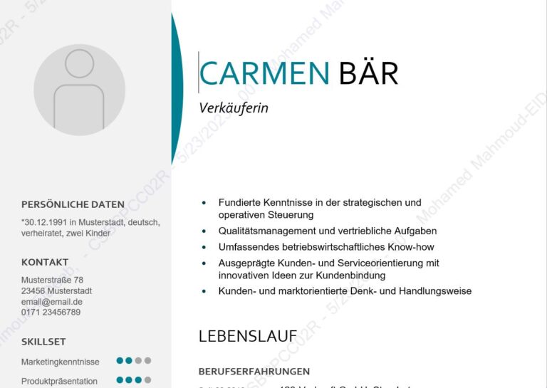 Lebenslauf Vorlage Erfahren Lebenslauf Vorlage Erfahren 768x545 - Lebenslauf Vorlage Erfahren