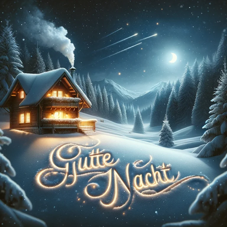 Gute Nacht schnee bilder
