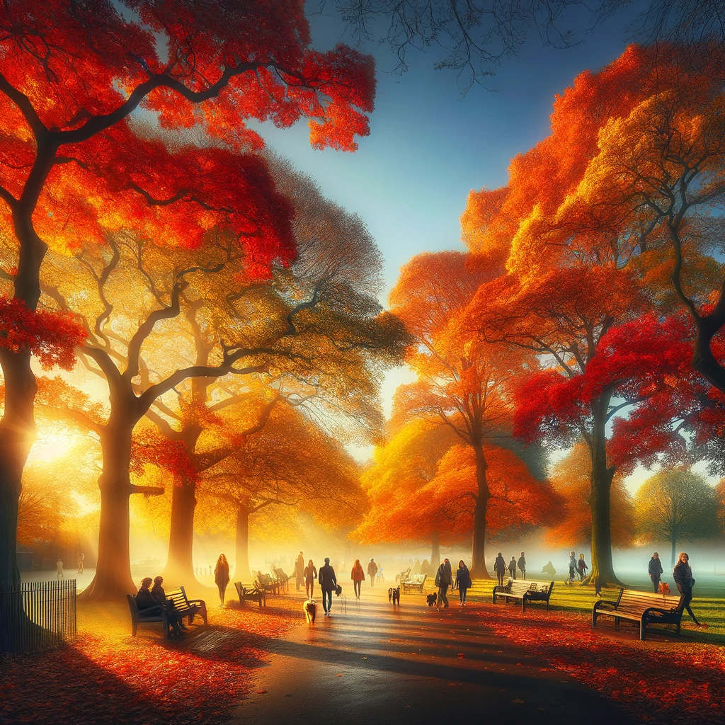 Bild von Herbstlicher Samstagmorgen: Schöne Sprüche und Grüße