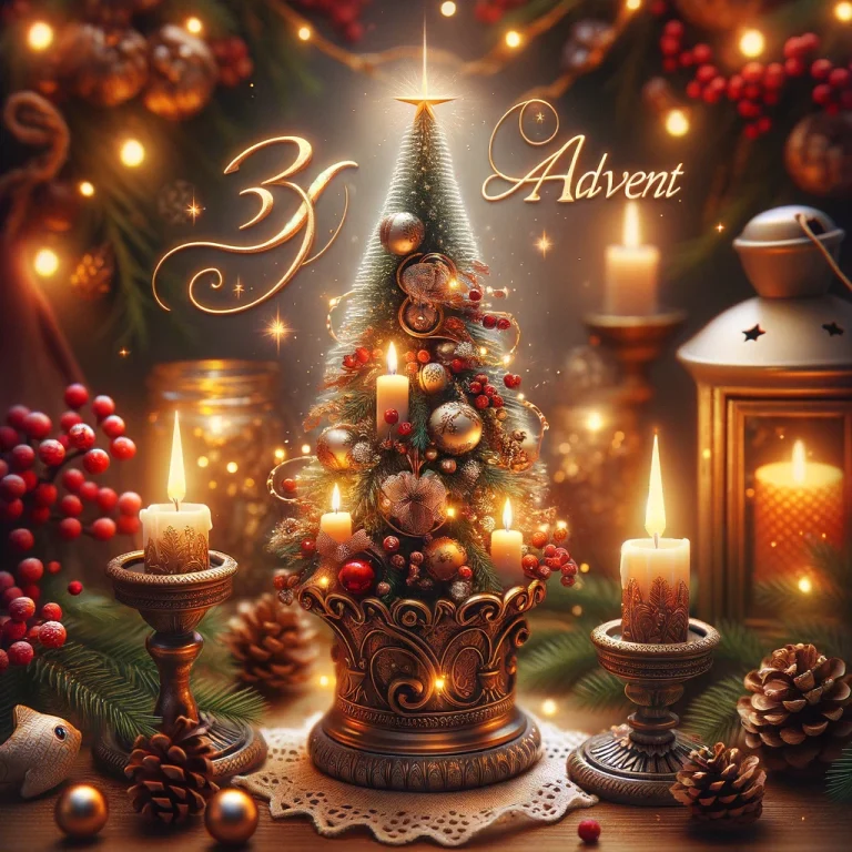 Adventsgrüße kostenlos für whatsapp 3 Advent