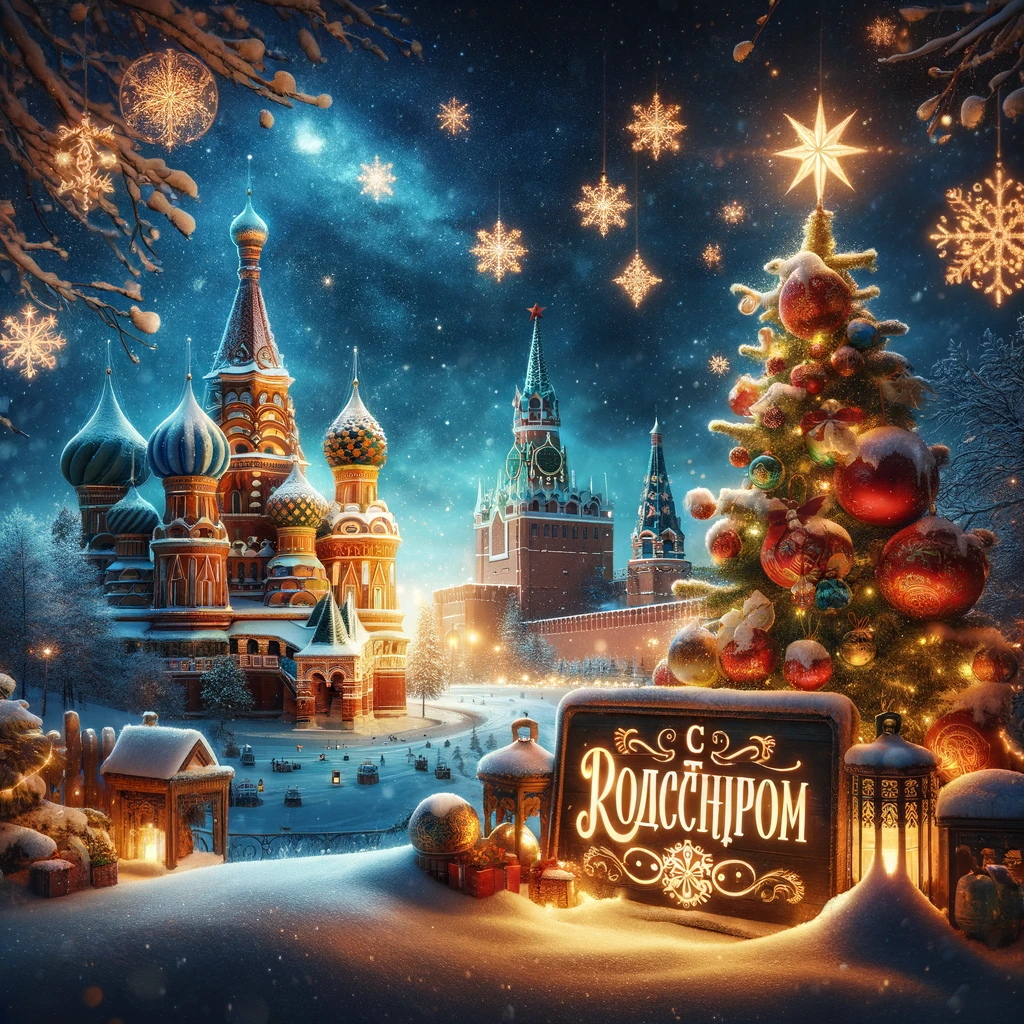 Frohe Weihnachten Russisch bilder 1 - Frohe Weihnachten Russisch bilder
