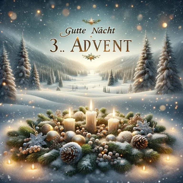 Gute Nacht 3. Advent bilder