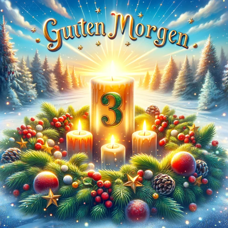 Guten Morgen Schönen 3 Advent