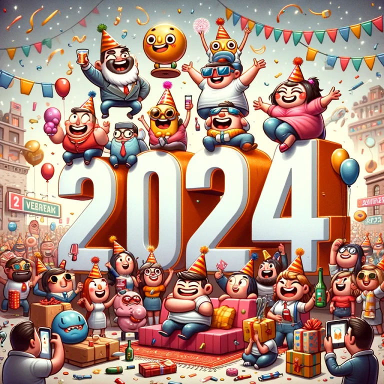 Guten Rutsch ins Neue Jahr lustig 2024 bilder