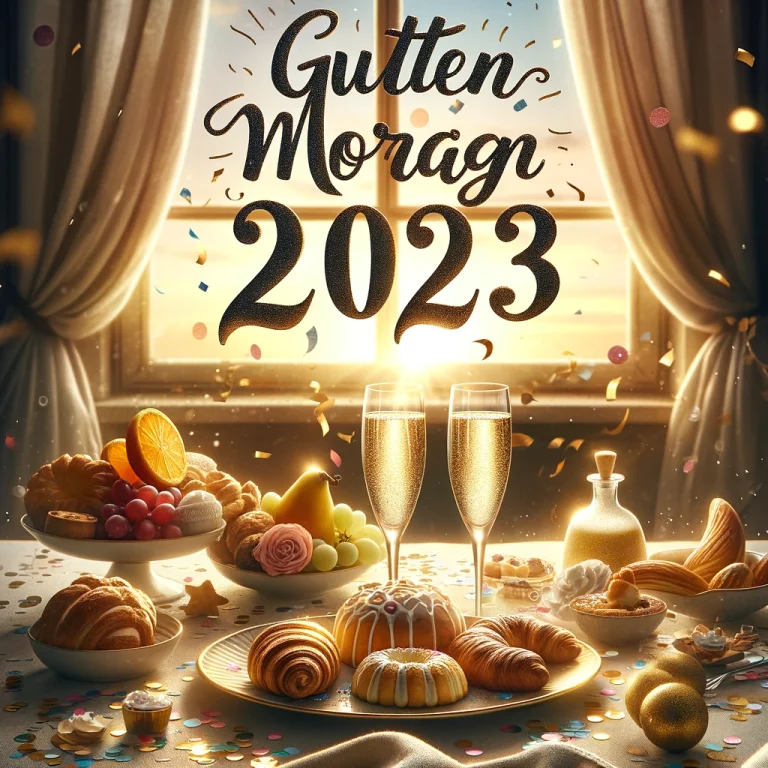 Letzter Tag im Jahr Guten Morgen 2023