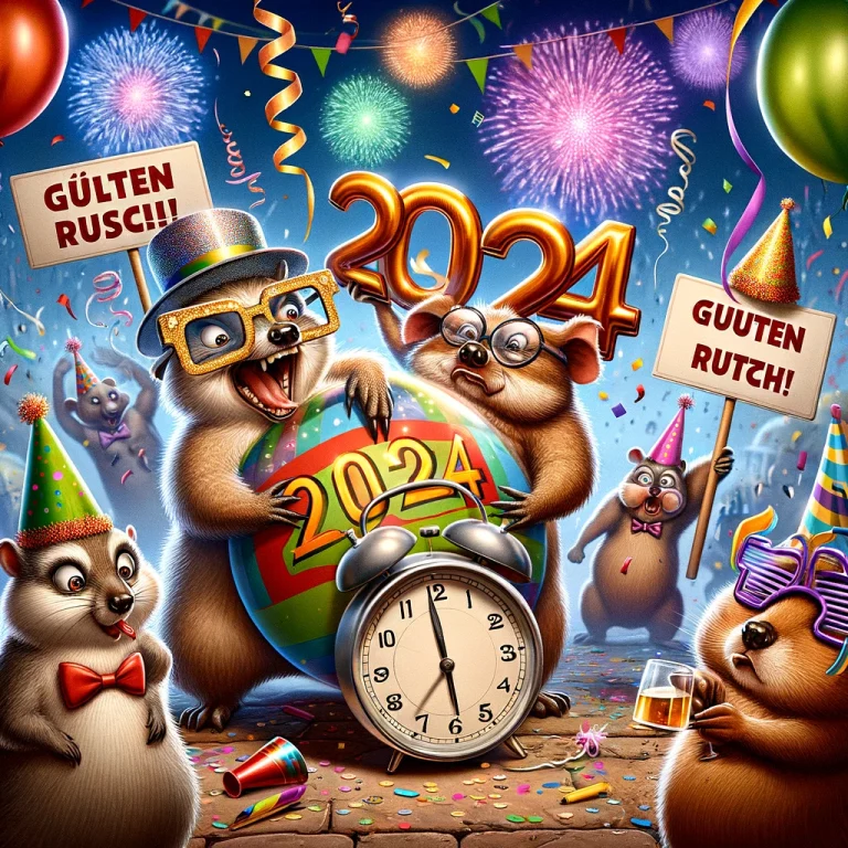 Lustige bilder Guten Rutsch ins Neue Jahr 2024