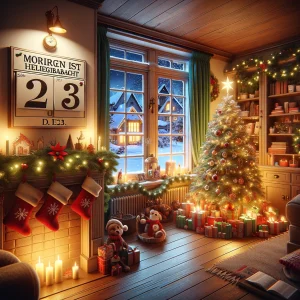 Morgen ist Heiligabend bilder 300x300 - Bilder Zum Ausdrucken Kostenlos Weihnachten