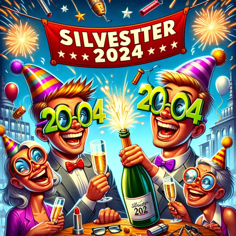 Silvester Sprüche lustig 2024