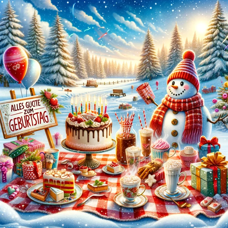 Alles gute zum geburtstag winter bilder