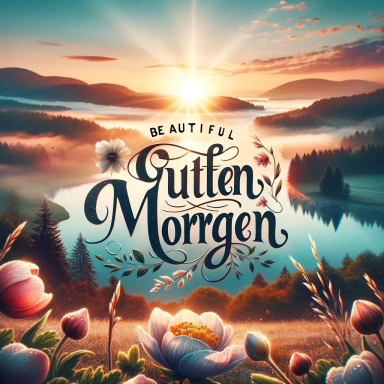 Bild Wunderschönen Guten Morgen