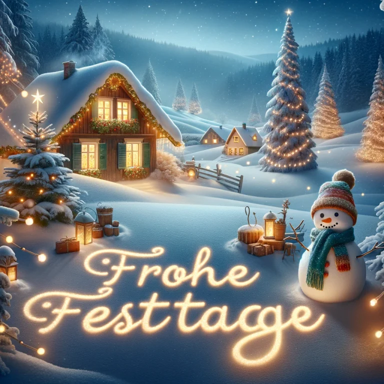 Frohe Festtage und Ein Gutes Neues Jahr