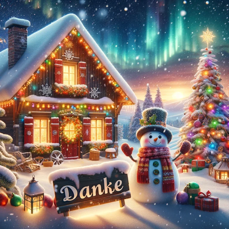 Frohe Weihnachten und Danke