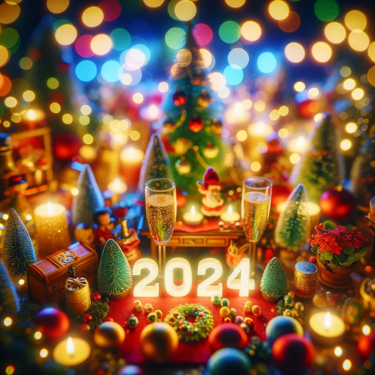 Frohe Weihnachten und ein gutes neues jahr 2024 bilder