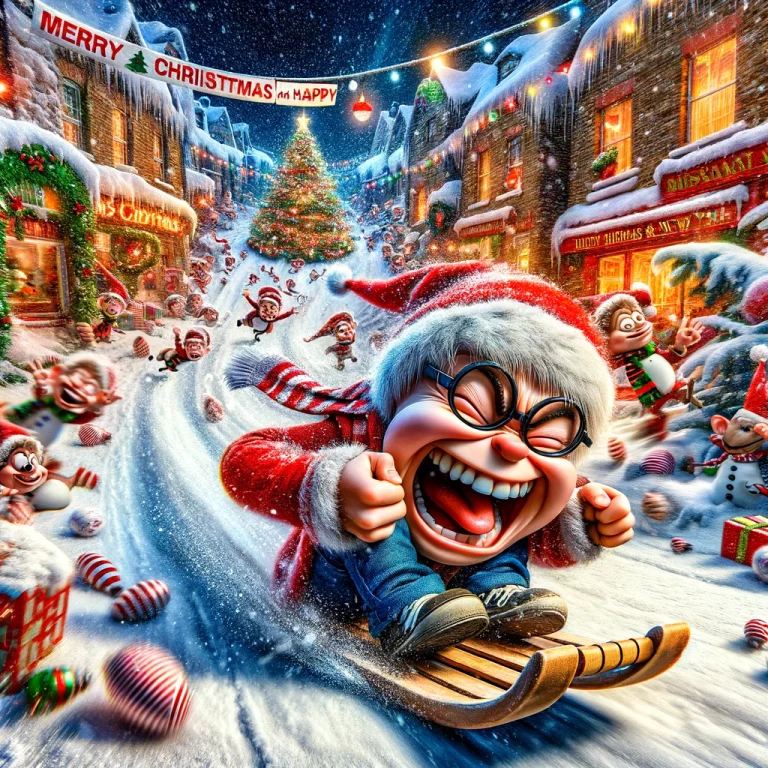 Frohe Weihnachten und einen guten rutsch ins neue jahr lustig